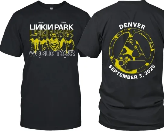 Discover Linkin Park Denver Colorado From Zero World Tour 2025 On Sep 3 2025 T-Shirt