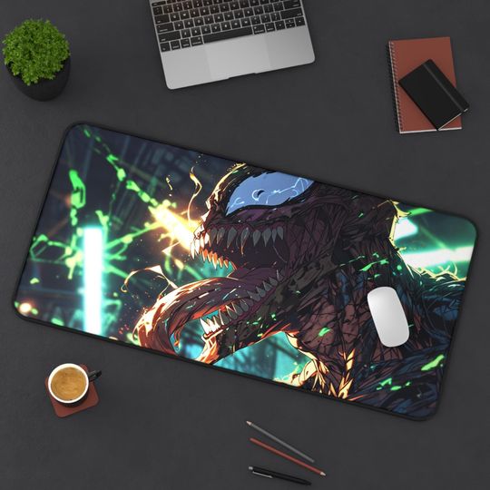 Discover Venom Mouse Pad Superhero Inspiration - Gaming Mouse Pad, Geek Decor, Office Accessories, Collectible Gift, Fun Workspace