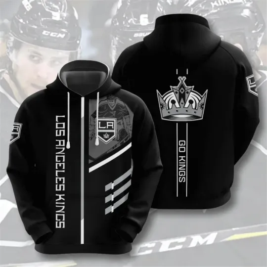 Discover Los Angeles Hockey Team Hoodie Go Kings Christmas Gift For Hockey Lover Black Version