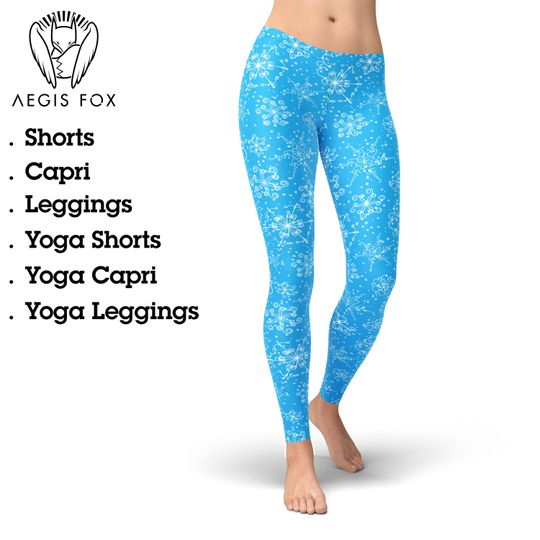 Discover Snowflake Christmas Winter Leggings, Gift for Women