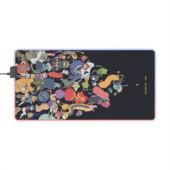 Adventure Time LED Gaming Mouse Pad Desk Mat