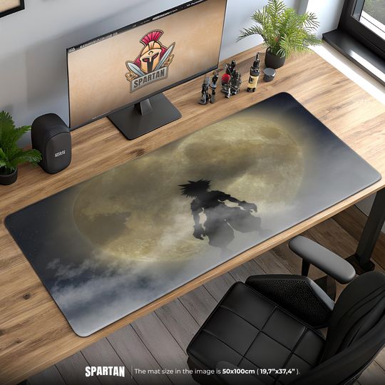 Discover Kingdom Hearts Moonlight Sora Desk Mat