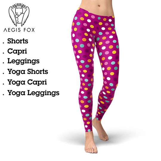 Discover Polka Dot Yoga Leggings: Women's Activewear