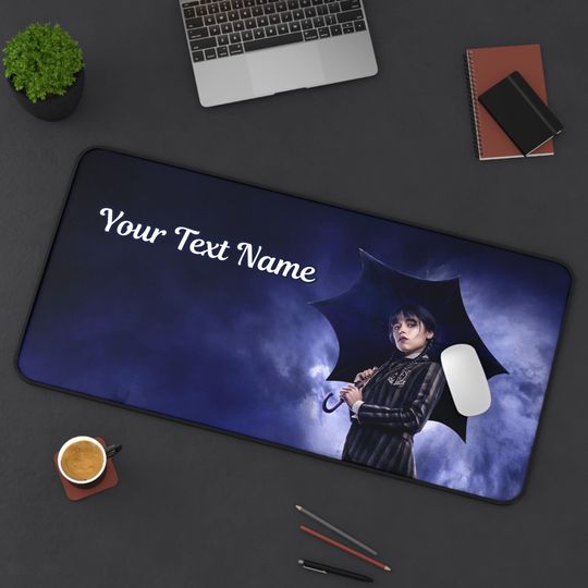 Discover Disney Wednesday Movie Personalized Desk Mat - Adams Movie Gamer Mouse Pad, Desk Protector, Large Work Desk Cover