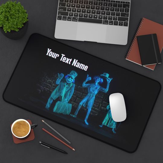 Discover Disney Haunted Mansion Desk Mat, Personalized XL Gaming Pad, Cute Halloween Office Decor, Custom Mouse Pad, Gift for Disney Fans