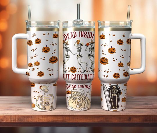 Discover Skeleton Coffee Christmas 40oz Tumbler, Skull Xmas  40oz, Skeleton Christmas 40oz Tumbler