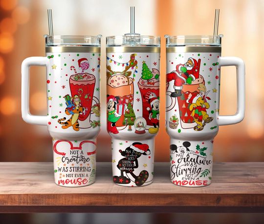 Discover Cartoon Christmas 40oz Tumbler, Cartoon Mouse 40oz , Cartoon Movies Christmas 40oz Tumbler