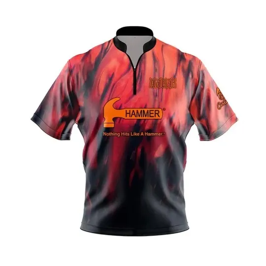 Discover Hammer Anger Fast Track CoolWick Bowling Jersey