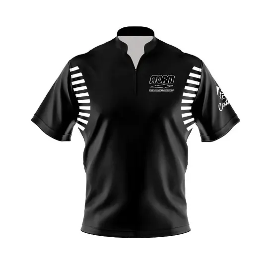 Discover Storm Vintage Black S20B Coolwick Bowling Jersey