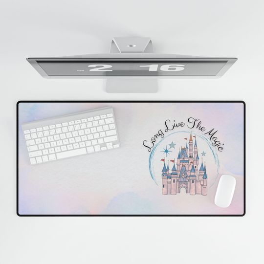 Discover Cinde Castle Desk Mat, Fairy Tale Office Desk Accessories