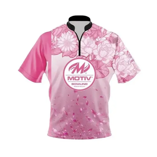 Discover Motiv Breast Cancer Petal Pink Fast Track CoolWick Bowling Jersey