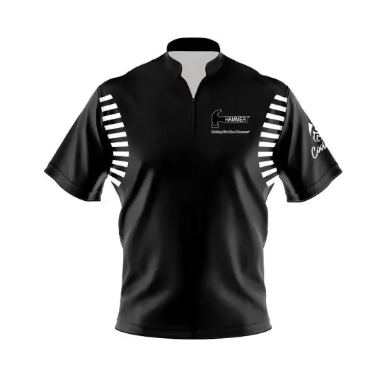 Discover Hammer Vintage Black S20B Coolwick Bowling Jersey