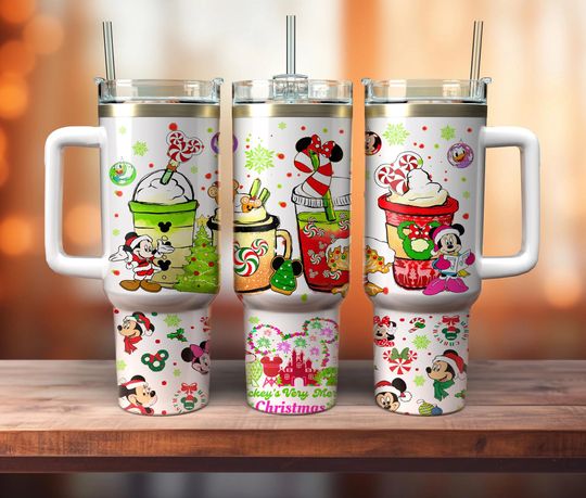 Discover Cartoon Christmas 40oz Tumbler, Cartoon Mouse 40oz, Cartoon Movies Christmas 40oz Tumbler