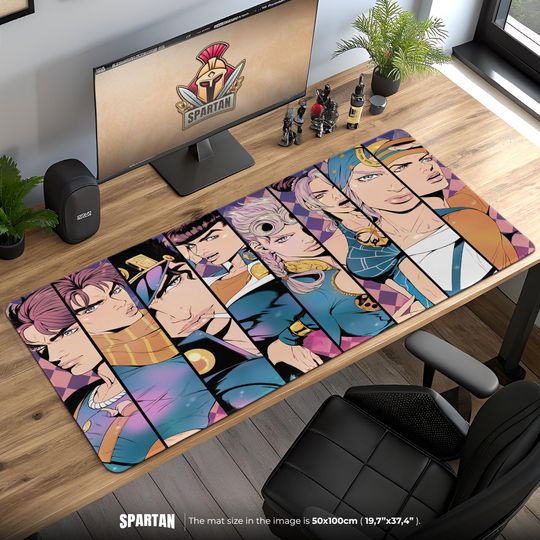 Discover JoJo's Bizarre Adventure Desk Mat- Joestar Family Anime Desk Mat