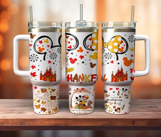 Discover Cartoon Thanksgiving 40oz Tumbler, Cartoon Mouse 40oz, Cartoon Movies 40oz Tumbler
