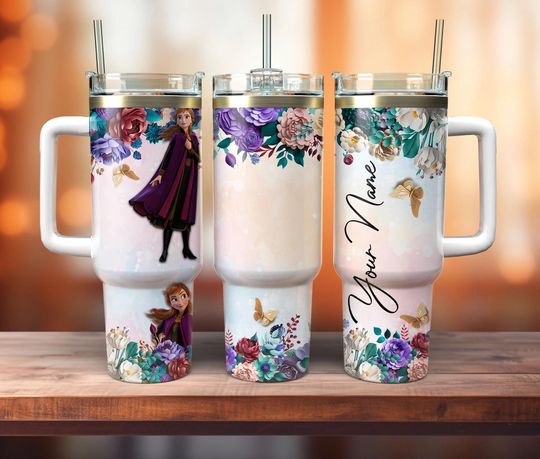 Discover Custom Princess Characters 40oz Tumbler, Cartoon 40oz , Cartoon Movies 40oz Tumbler