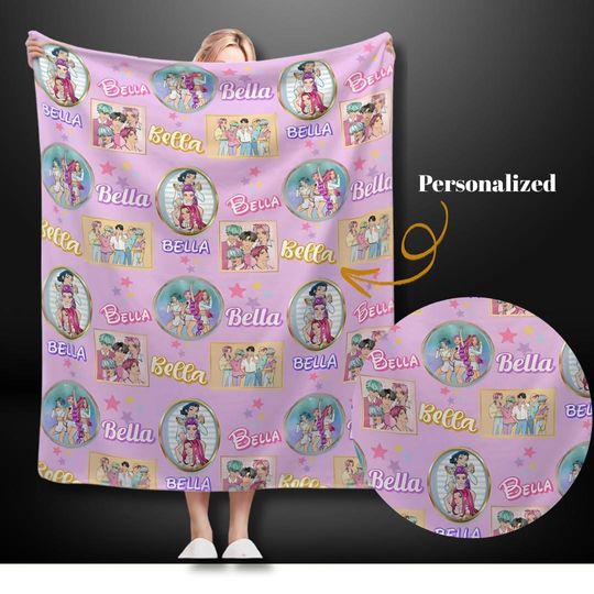 Discover Custom Kpop Demon Hunter Blanket , Kpop Demon Hunter Gift For Kids , Kpop Demon Hunter Birthday, Huntrix Christmas Gift