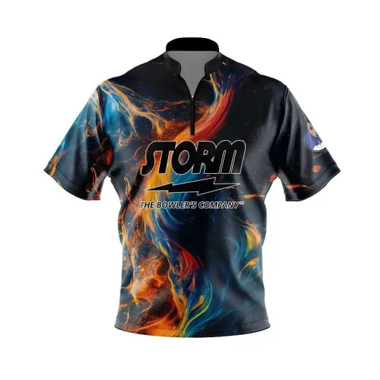 Discover Storm Fiery Ink Rocket Bowling Jersey