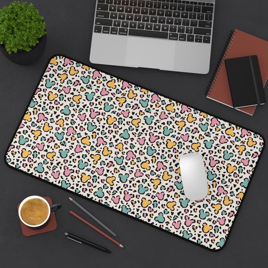 Discover Mickey Mouse Animal Kingdom Desk Mat: Vibrant Office Decor