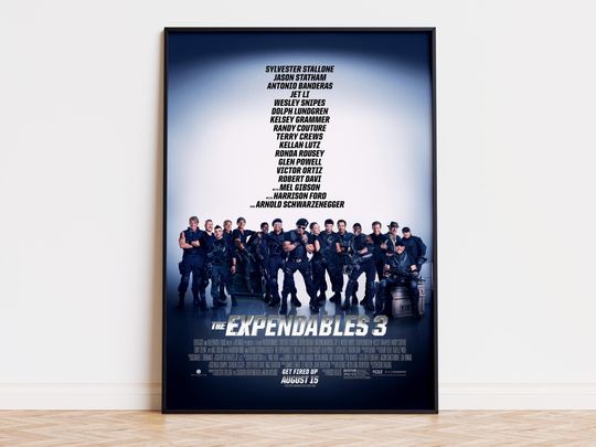 Discover The Expendables 3 - Movie Poster | Digital Download | High Quality Ready To Print