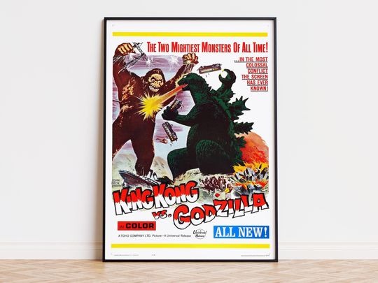 King Kong vs. god zilla - Movie Poster