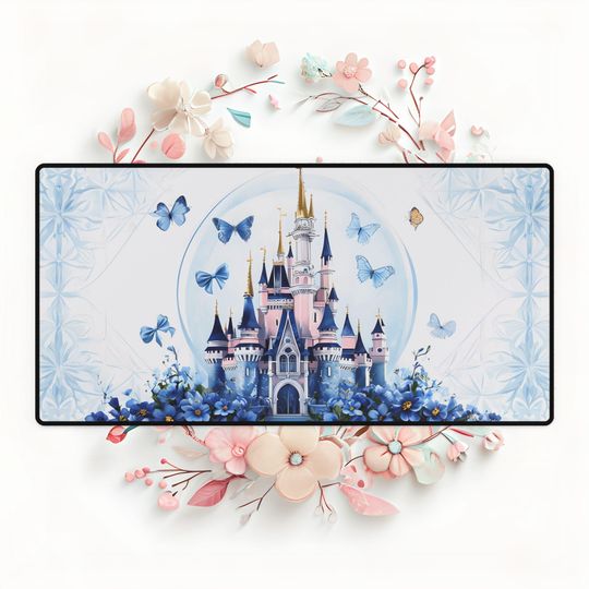 Discover Disney Castle Desk Mat - Enchanted Fairytale Office Decor