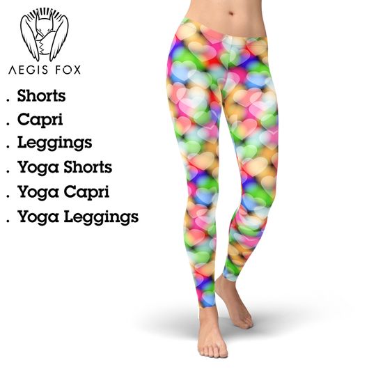 Discover Valentine's Day Heart Leggings, Gift for Women