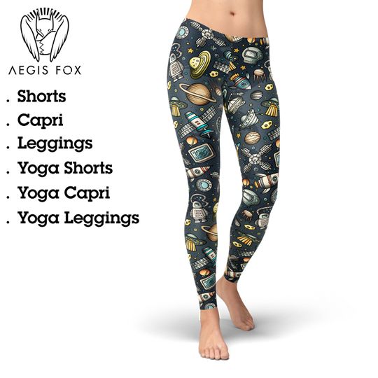 Discover Outer Space Leggings, Gift for Women