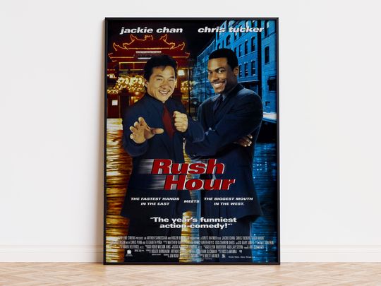 Discover Rush Hour - Movie Poster | Digital Download | High Quality Ready To Print