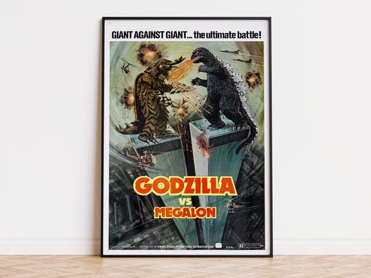 god zilla vs. Megalon - Movie Poster