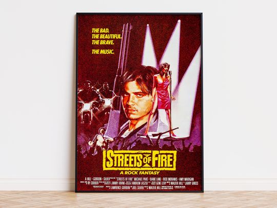 Discover Streets of Fire - Movie Poster | Digital Download | High Quality Ready To Print