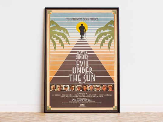 Discover Evil Under the Sun - Movie Poster | Digital Download | High Quality Ready To Print