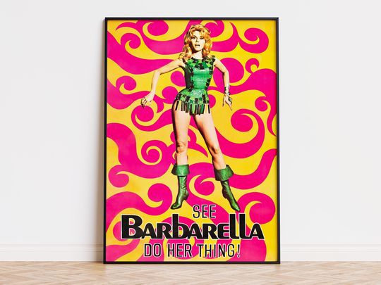 Discover Barbarella - Movie Poster | Digital Download | High Quality Ready To Print