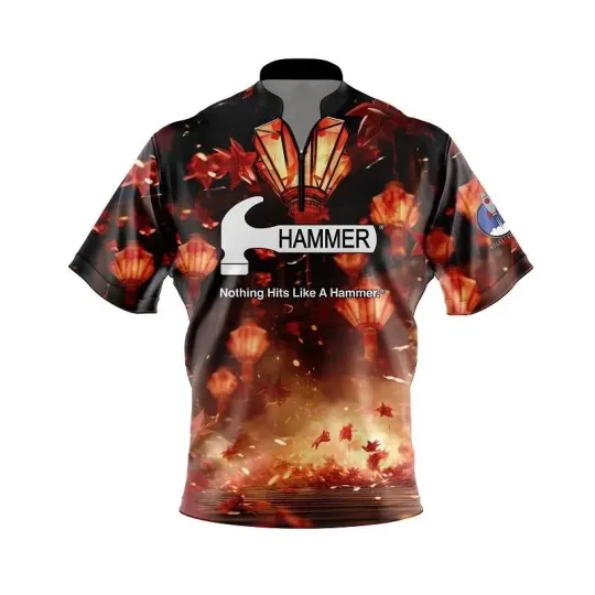 Hammer Fiery Lantern Rocket Bowling Jersey