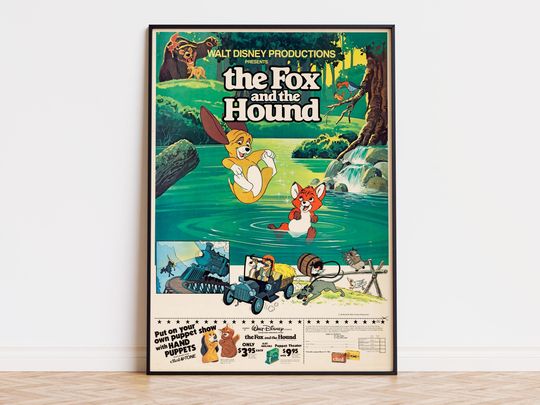 Discover The Fox and the Hound - Movie Poster | Digital Download | High Quality Ready To Print