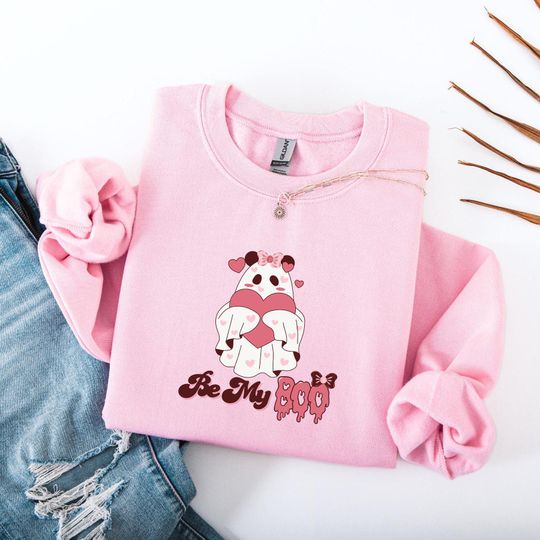 Valentine's Day Mickey Ghost Sweatshirt