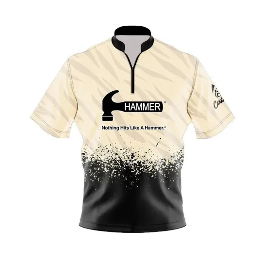 Discover Hammer Break Point Quick Ship CoolWick Sash Zip Bowling Jersey