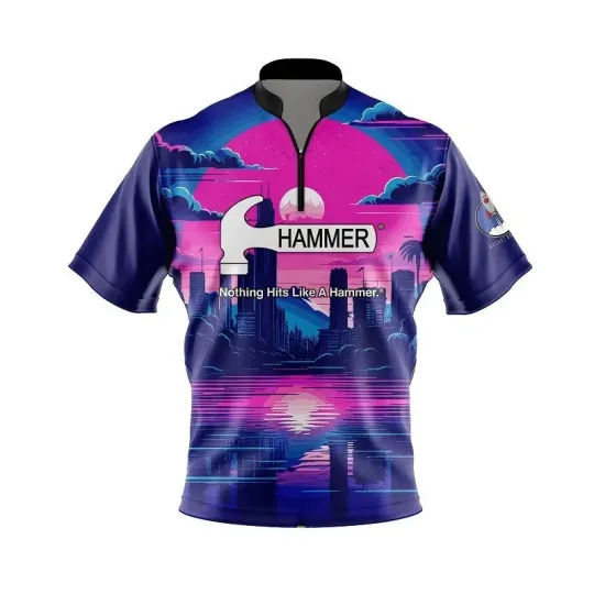 Hammer Midnight City Rocket Bowling Jersey