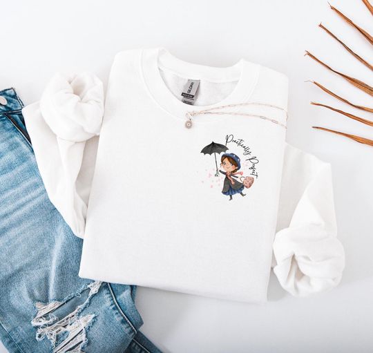 Mary Poppins Sweatshirt, Practically Perfect Unisex Crewneck