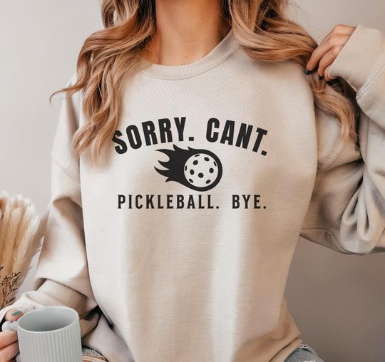 Discover Unisex Pickleball Sweatshirt - Funny Pickleball Gift - Unique Pickleballer Shirt