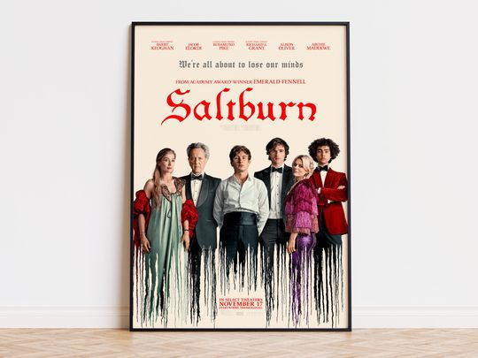 Discover Saltburn - Movie Poster | Digital Download | High Quality Ready To Print