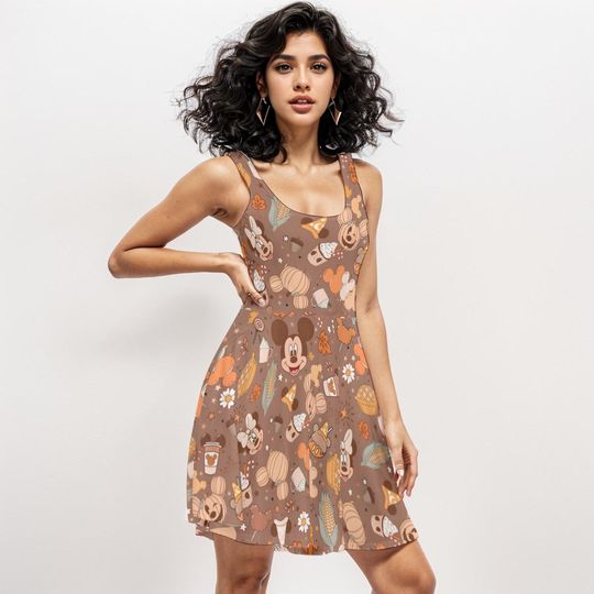 Mickey Fall Dress, Disney halloween dress, Disney halloween cruise dress, Disneyland halloween,