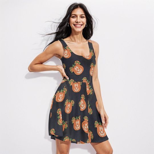 Disney halloween dress, Disney halloween cruise dress, halloween dress,Mickey Halloween Pumpkin dress