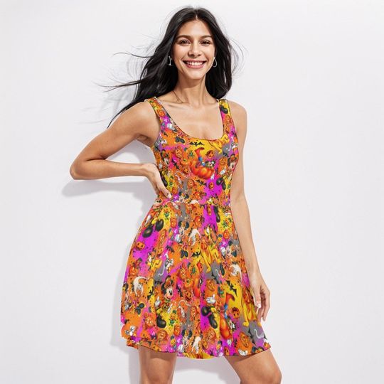 Disney Halloween dress , Mickey and Friends Dress , Disney dress, mickey halloween,