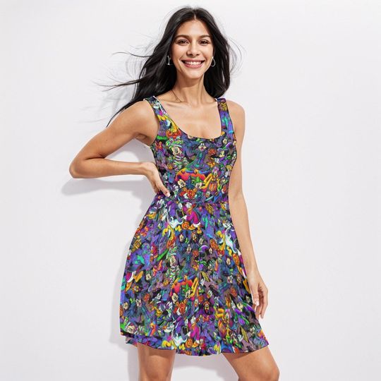 Disney Halloween dress , Mickey and Friends Dress , Disney dress, mickey halloween,