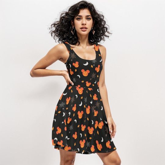 Mickey halloween dress,Disney halloween dress, Disney halloween cruise dress,Disneyland halloween dress,