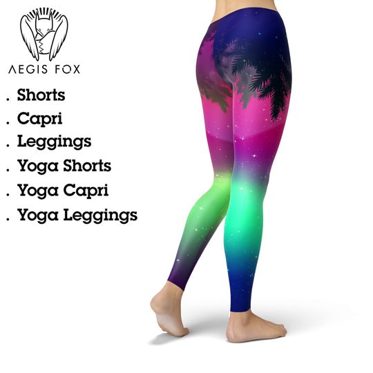 Discover Galaxy Nature Leggings, Gift for Women