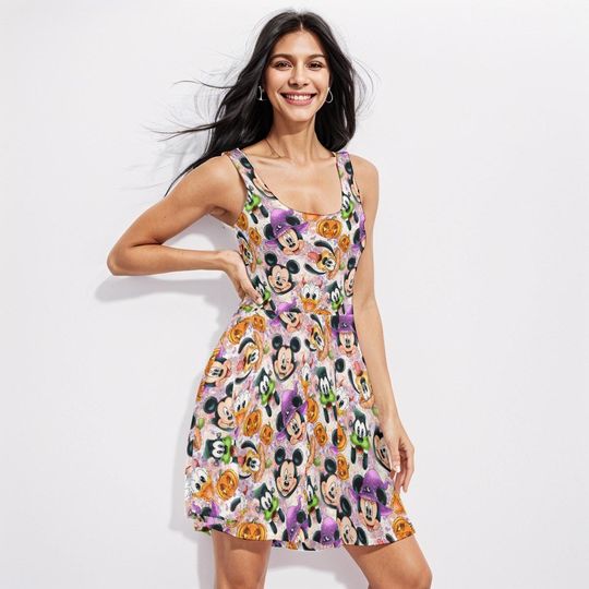 Disney Halloween dress , Mickey and Friends Dress , Disney dress, mickey halloween,