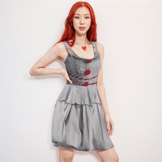 Discover Pennywise Costume dress- IT Movie dress ,Horror Movie dress,Pennywise Horror Gifts