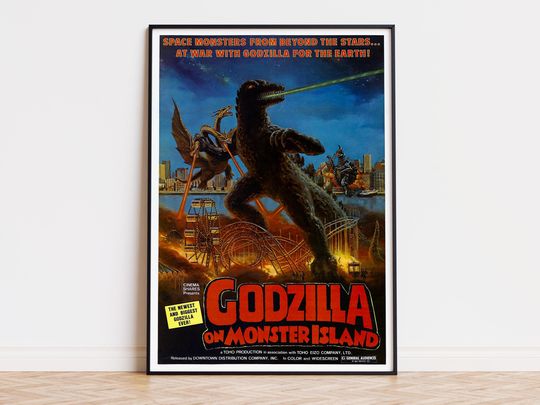 Discover god zilla vs. Gigan - Movie Poster | Digital Download | High Quality Ready To Print